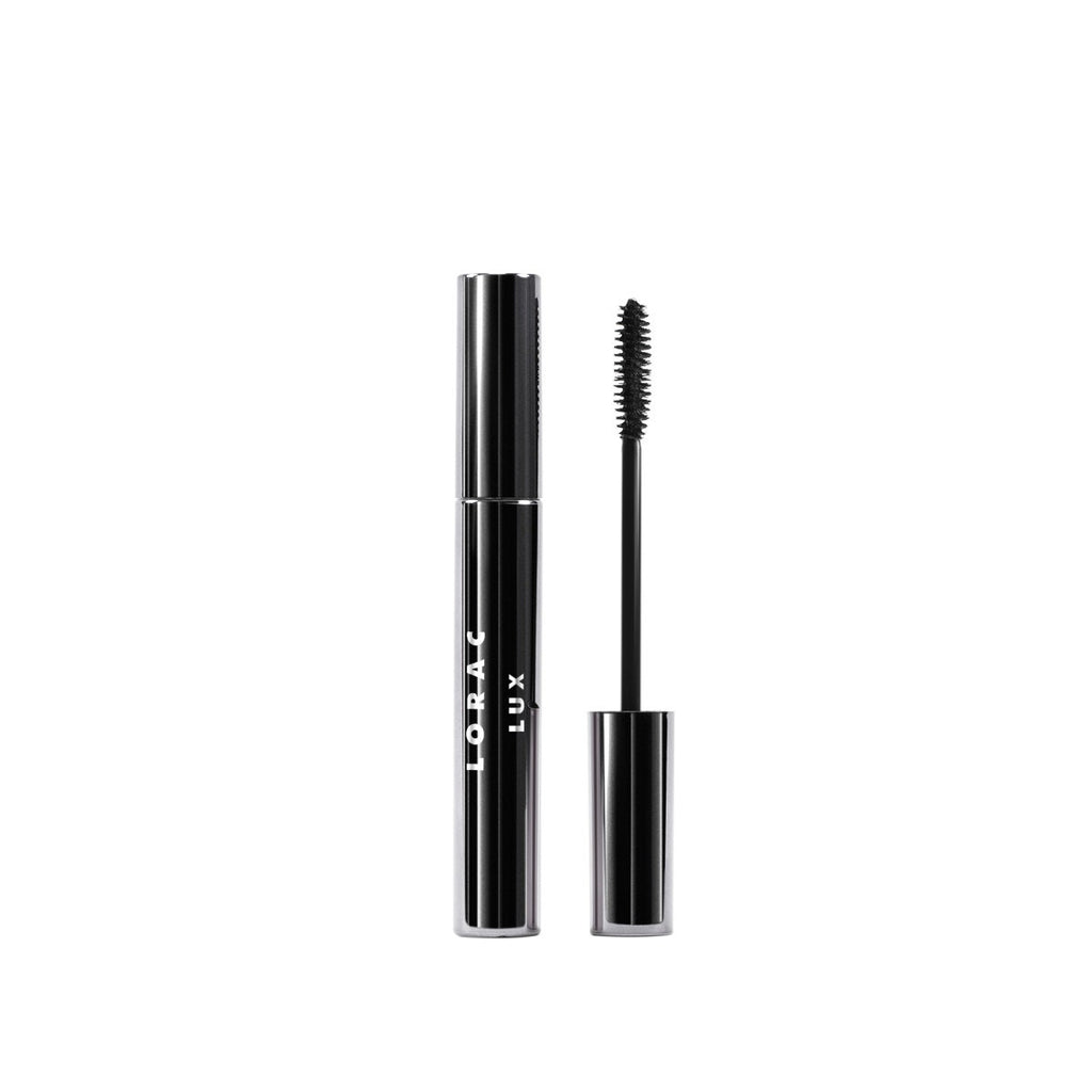 LORAC | LUX First Class Lash Mascara  - Product front facing closed and applicator