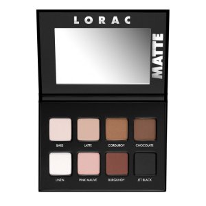 LORAC | PRO Matte Eye Shadow Palette - Product front facing open