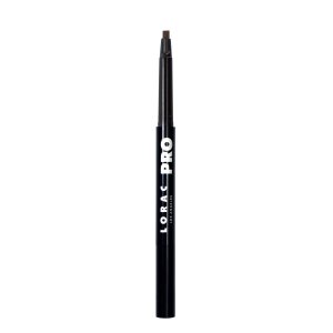 LORAC | PRO Precision Brow Pencil Dark Cool Brown - product front facing open