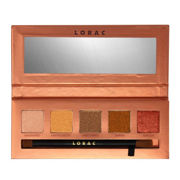 LORAC | Unzipped Unauthorized Eye Shadow Palette - Product front facing open